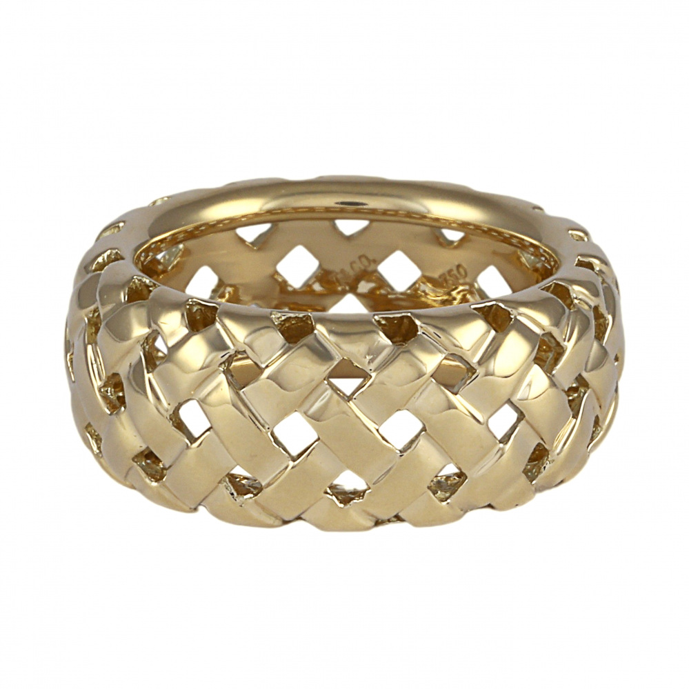 Tiffany & Co. Tiffany Mineverley K18YG Yellow Gold Ring