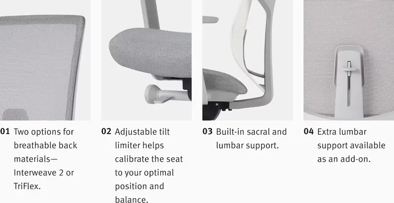 Verus Adjustable Task Chair – Contoured Seat & Tilt Mechanism