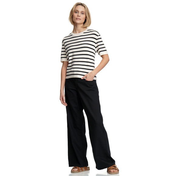 Gina Collection Damen Strickshirt mit kurzen Ärmeln