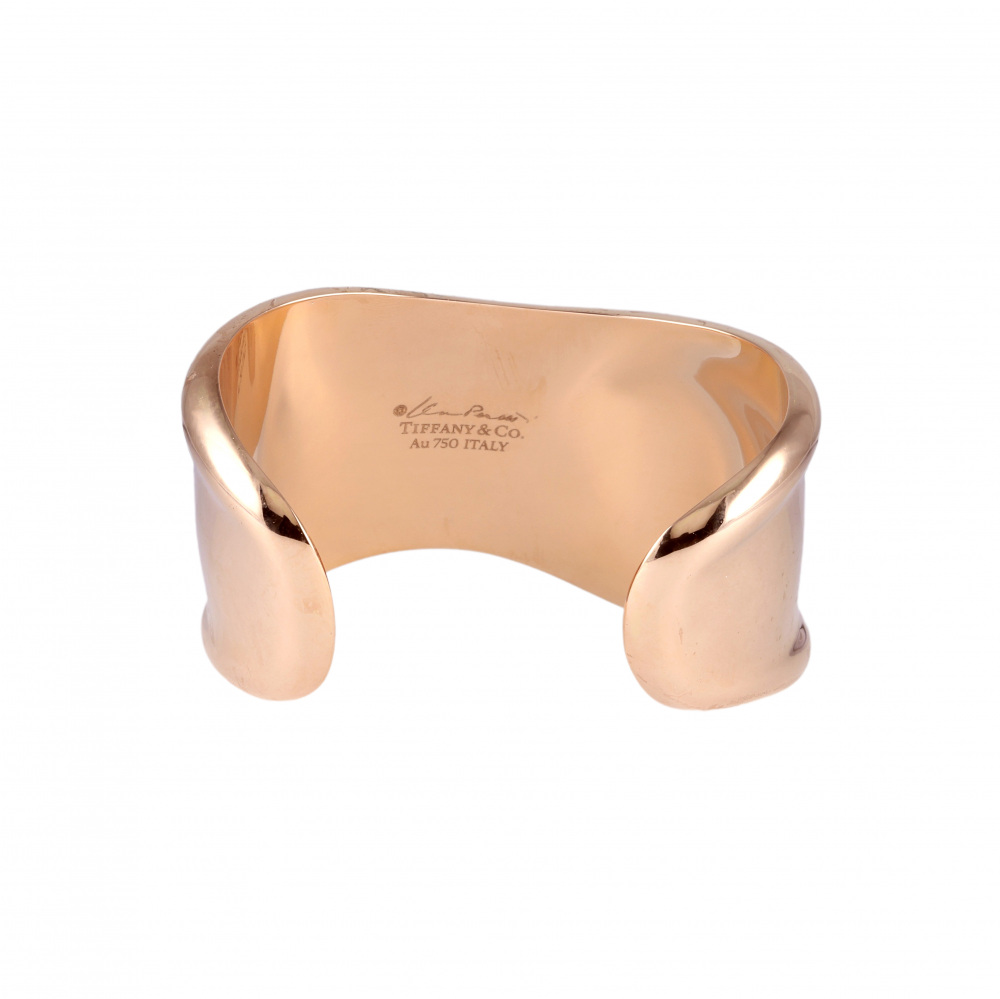 Tiffany & Co. Elsa Peretti Bone Cuff Right Hand Bracelet 18K Rose Gold 60018002