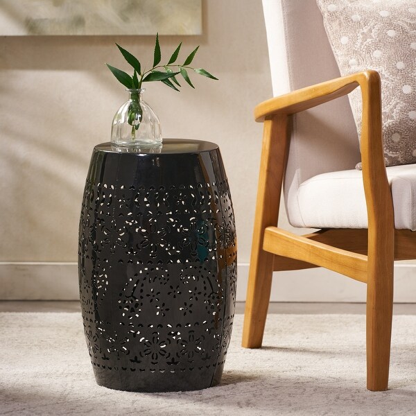 Lace Cut Design Metal Frame SIDE TABLE