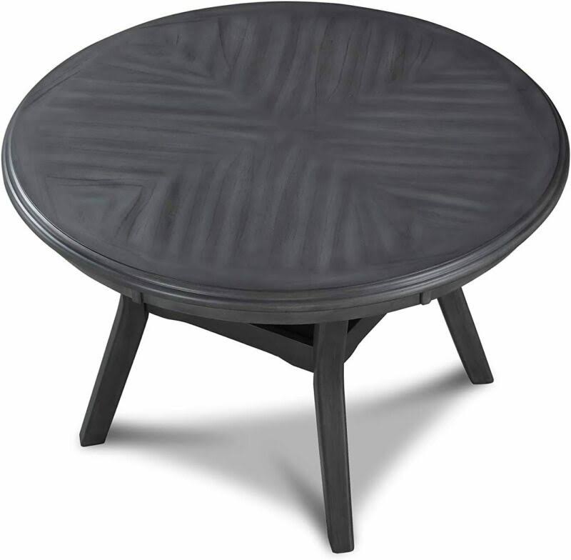 GIA Gray Round 5-Piece Dining Set from New Classic