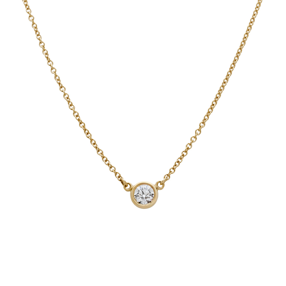 Tiffany & Co. By the Yard Necklace 18K Yellow Gold Diamond