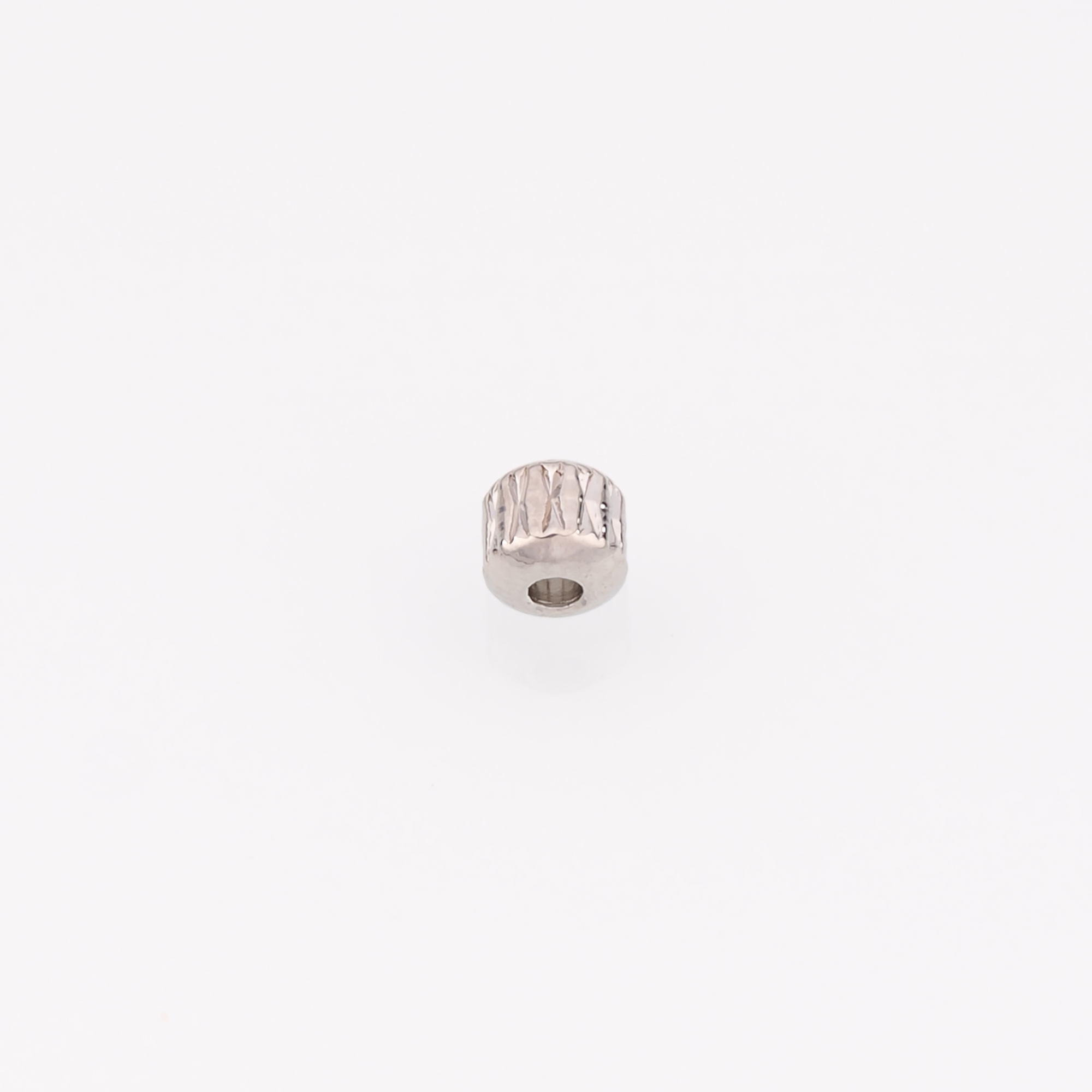 10Pcs 18K Gold Filled Barrel Spacer Beads,Barrel Beads for Bracelet Jewelry Necklace Making Supply