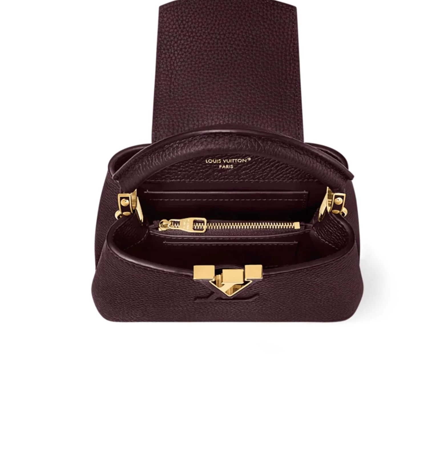 Louis Vuitton Bag | Capucines Mini Bag Wine Red Taurillon Leather