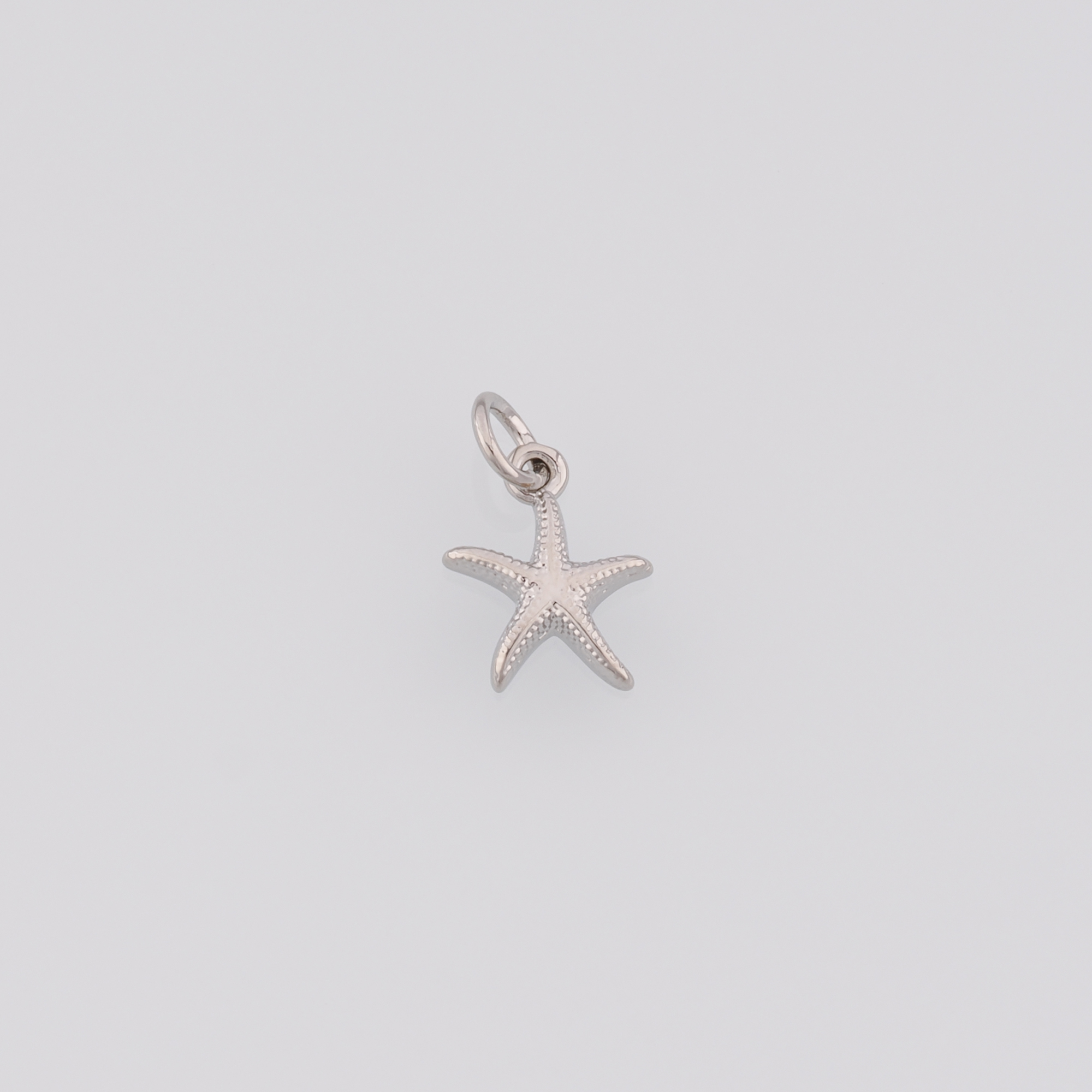 18K Gold Filled Starfish Pendant,Ocean Starfish Charm Earrings Necklace for DIY Jewelry Making Supply