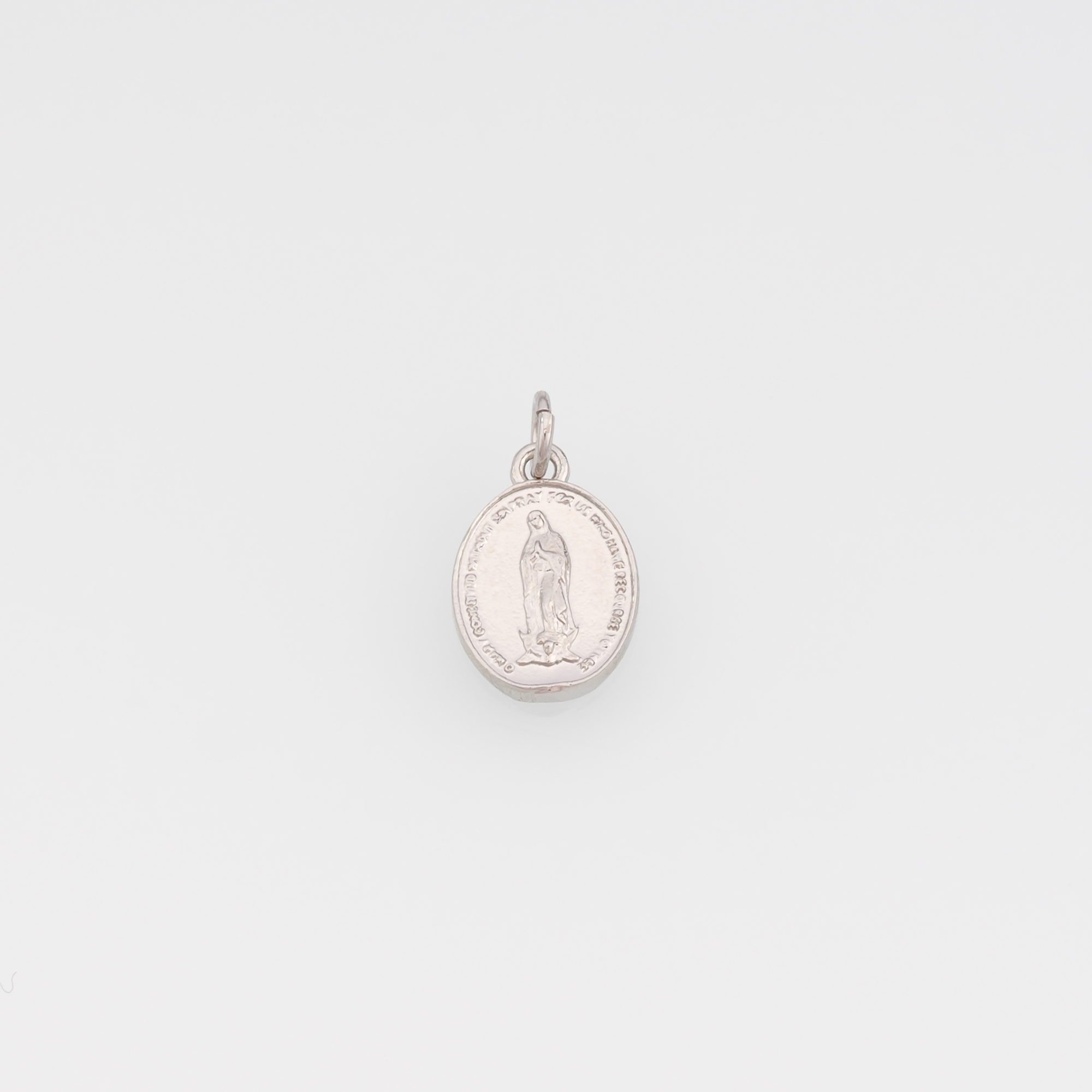 18K Gold Filled Virgin Mary Pendant,Dainty Religious Charm Earrings Necklace for DIY Jewelry Making Supply