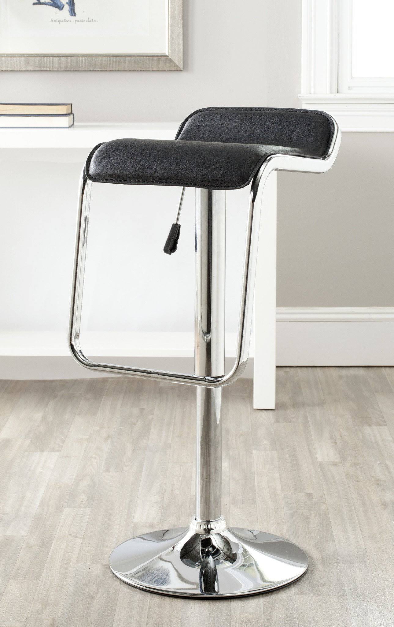 Safavieh Taronda Black Swivel Bar Stool