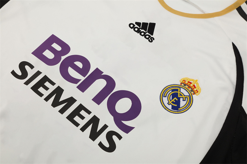 2006/07 Real Madrid Retro Short Sleeves Training Jersey - White 5