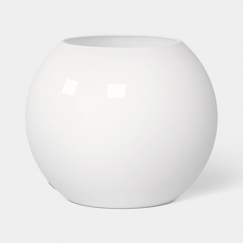 Mini Glass Globe Lamp White