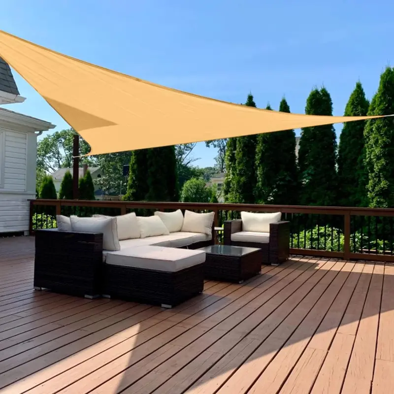 Quictent 20×26 ft Rectangular Sun Shade Sail – 185GSM HDPE, 98% UV Block, White/Grey Dual-Tone