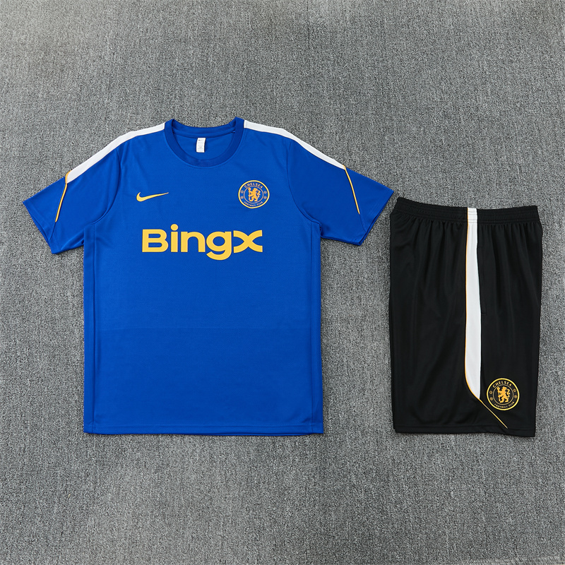 Chelsea 26/27 Training Short Sleeves Blue 3