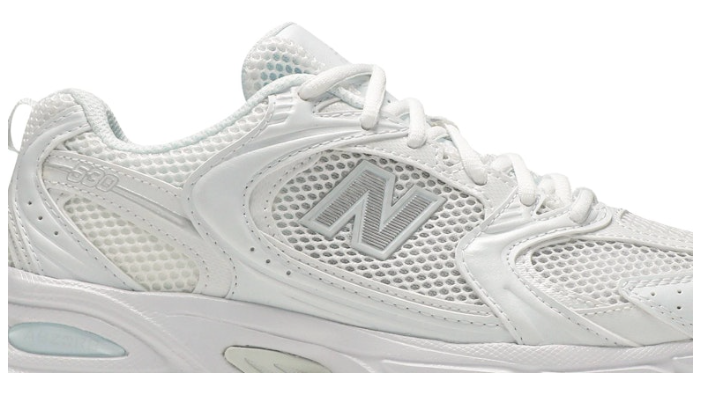 New Balance 530 Retro White Silver MR530FW1 Casual Running Shoes