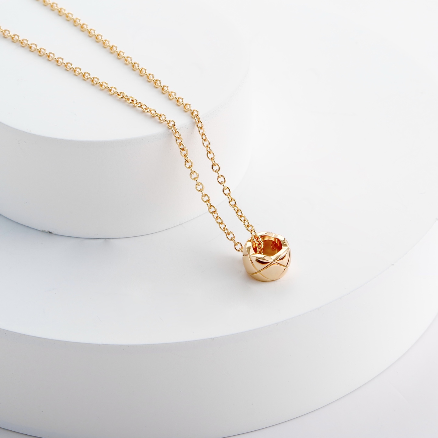 Chanel Mini Quilted Necklace - cnluxepick