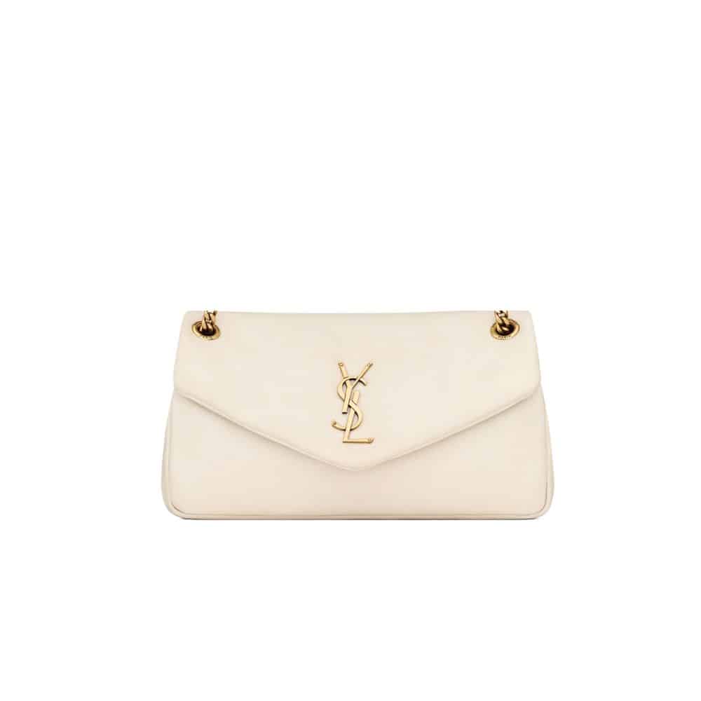 Saint Laurent Calypso In Plunged White 26Cm