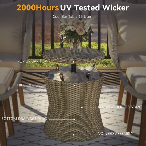 5 Pieces Patio Furniture Chair Sets,Patio Conversation Set