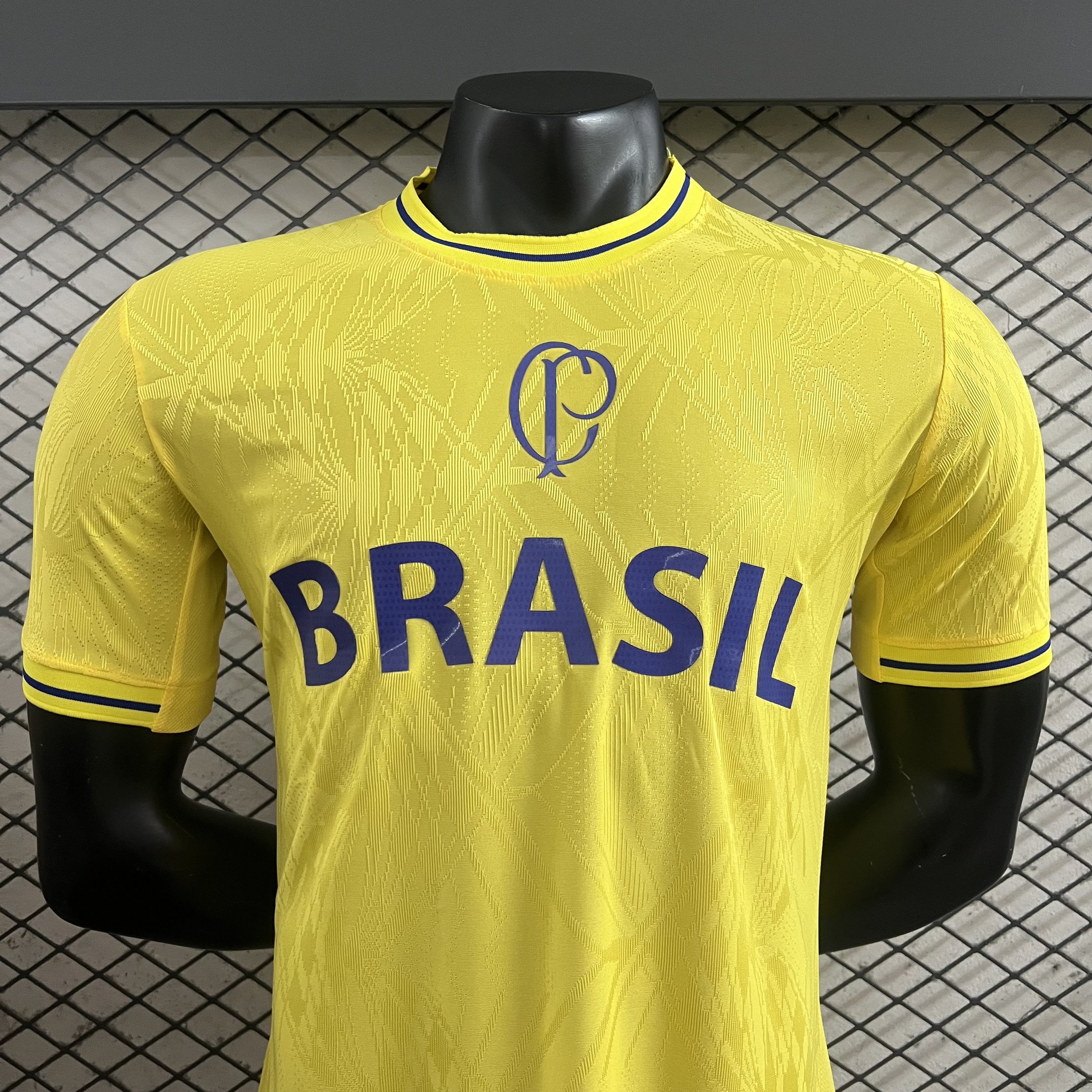 Player Version Masculino 26-27 Corinthians Training Jersey Yellow S-3XL 3