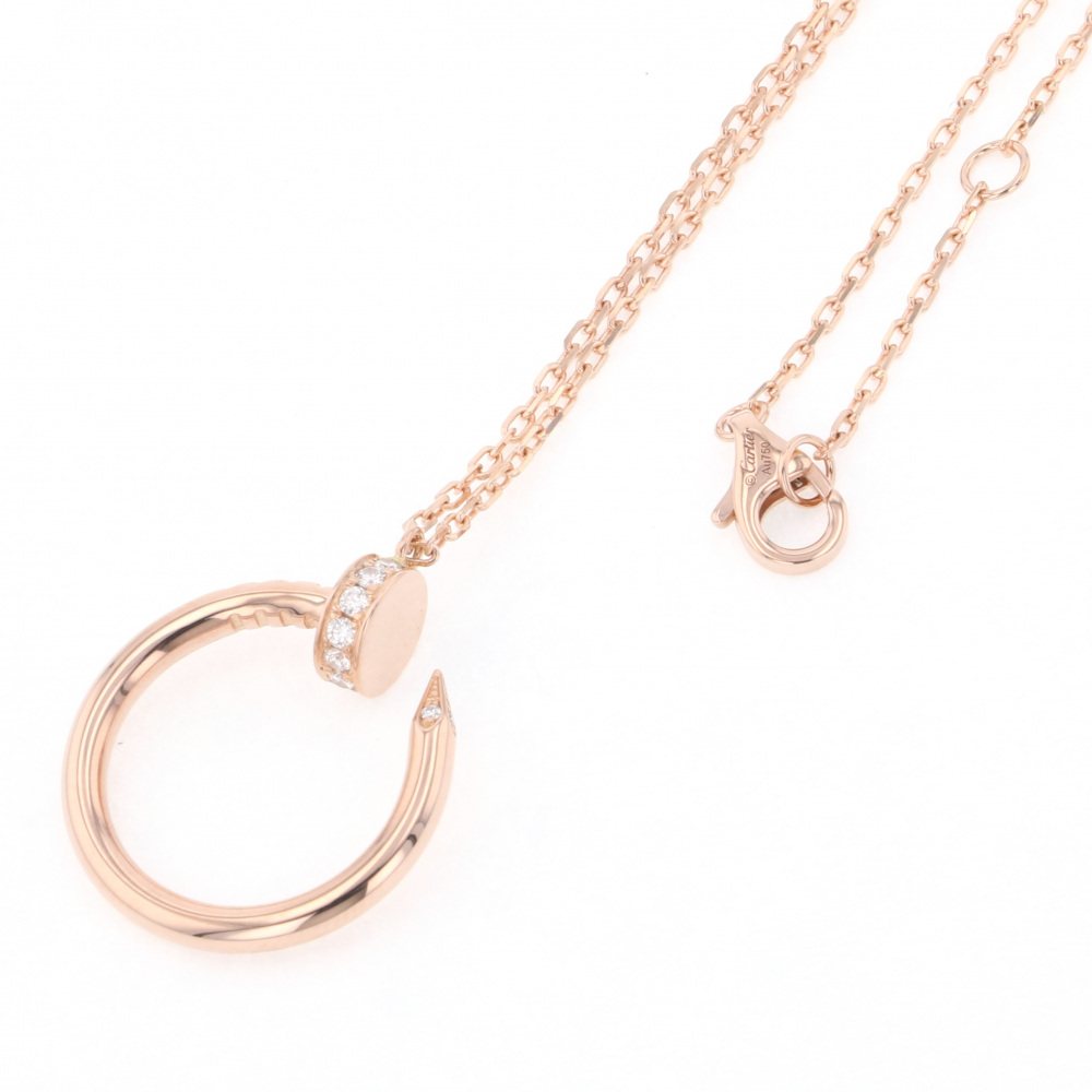 Cartier Juste un Clou Diamond Necklace 18K Rose Gold