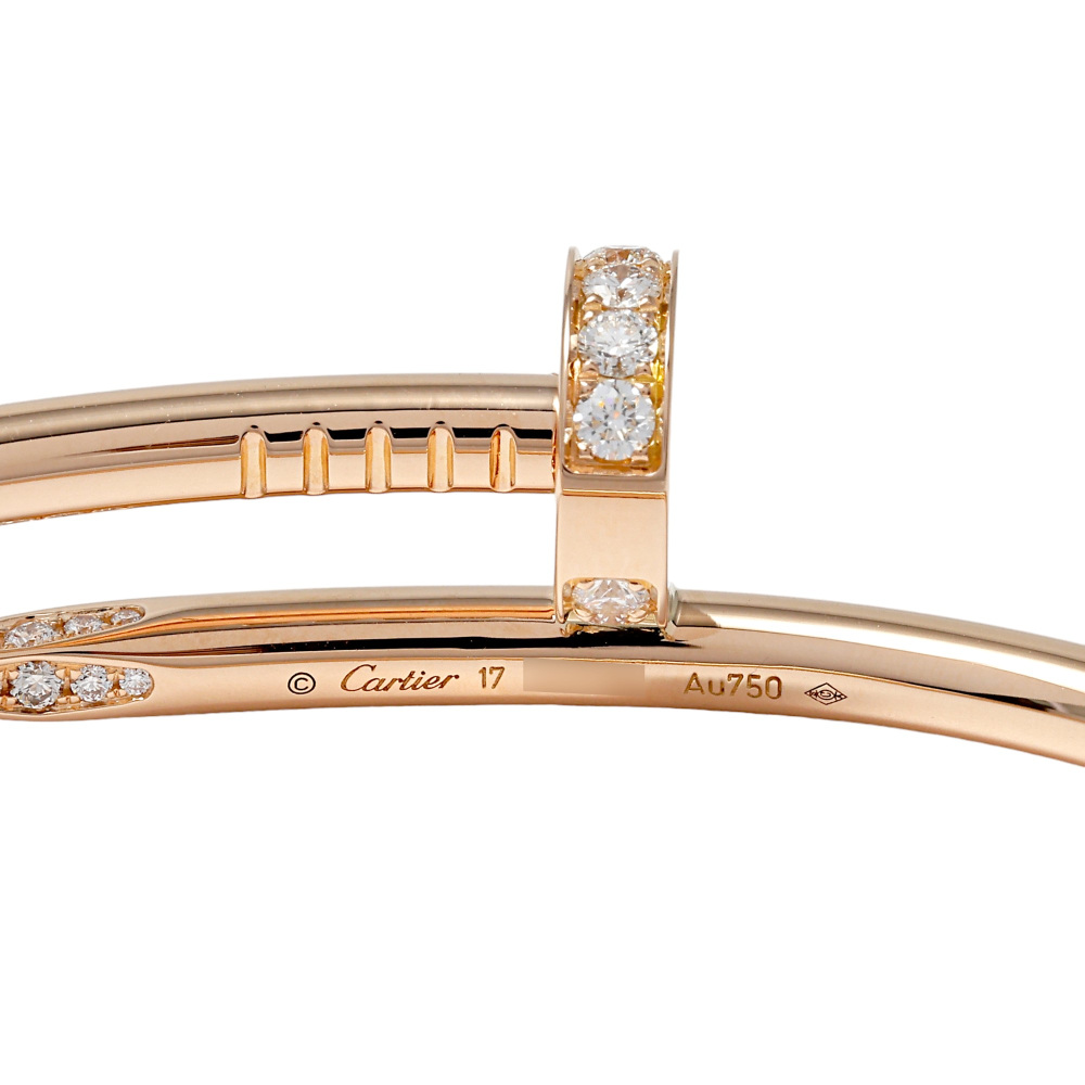 Cartier Juste un Clou Bracelet 18K Rose Gold Diamond B6039000