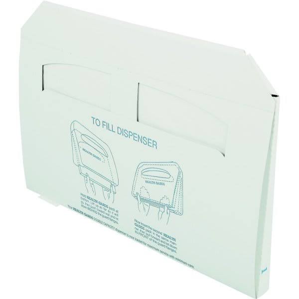 Health Gards Toilet Seat Covers, White, 250 Covers/Pack, 20