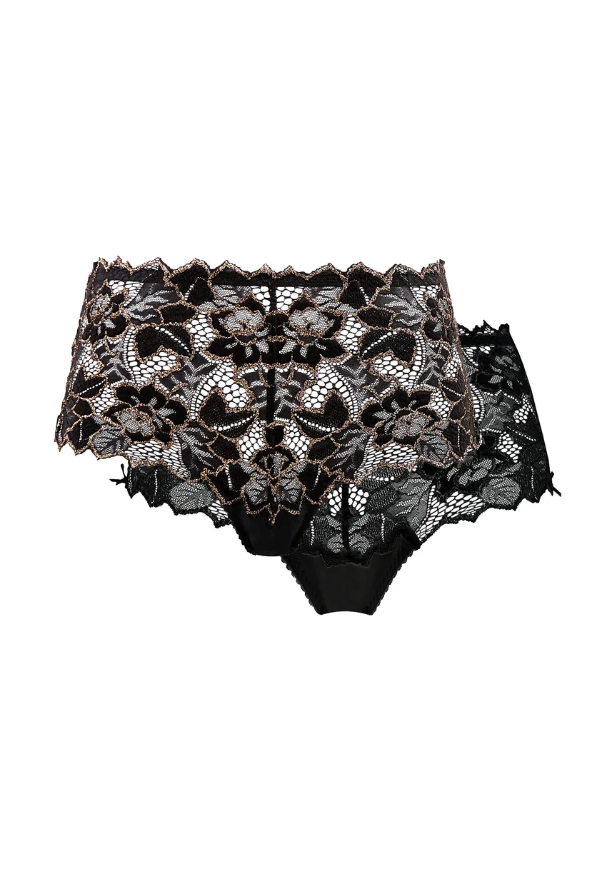 Lot de 2 culottes Arum Party et Noir