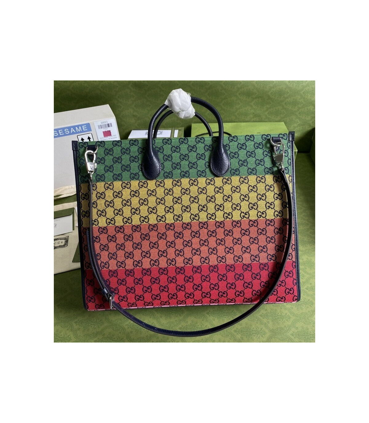 Gucci GG Multicolour Large Tote Bag
