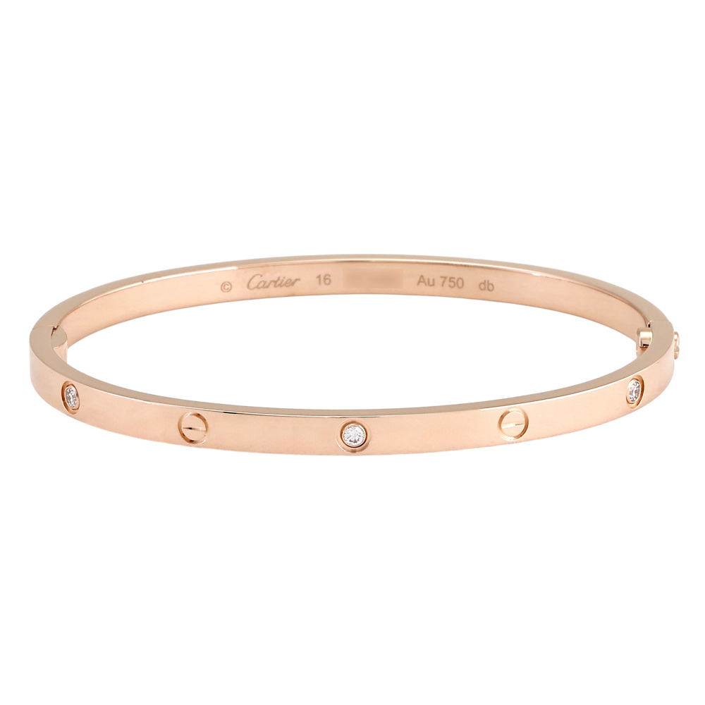 Cartier Love Bracelet 18K Rose Gold Diamond B6079300