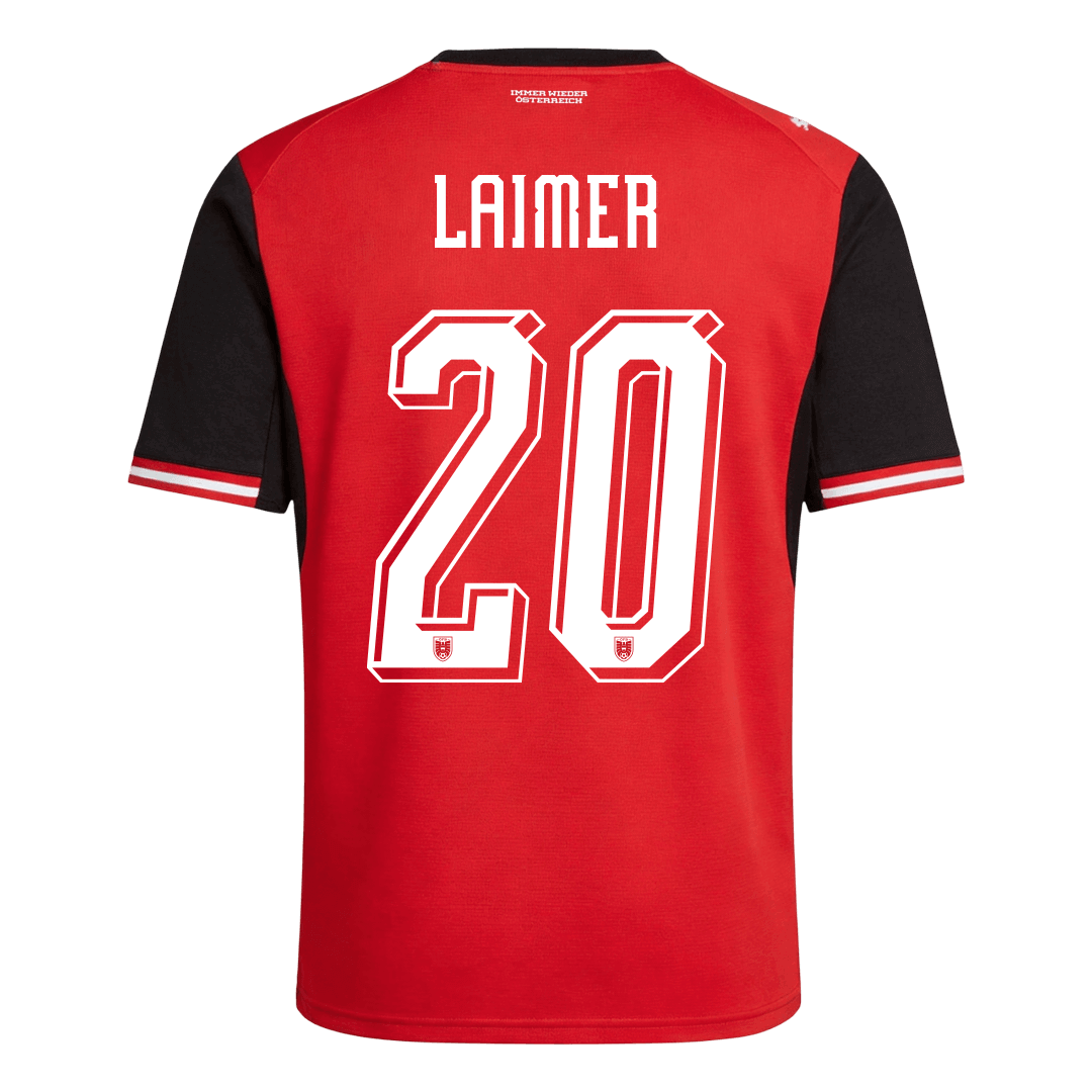LAIMER #20 Austria Home Soccer Jersey World Cup 2026