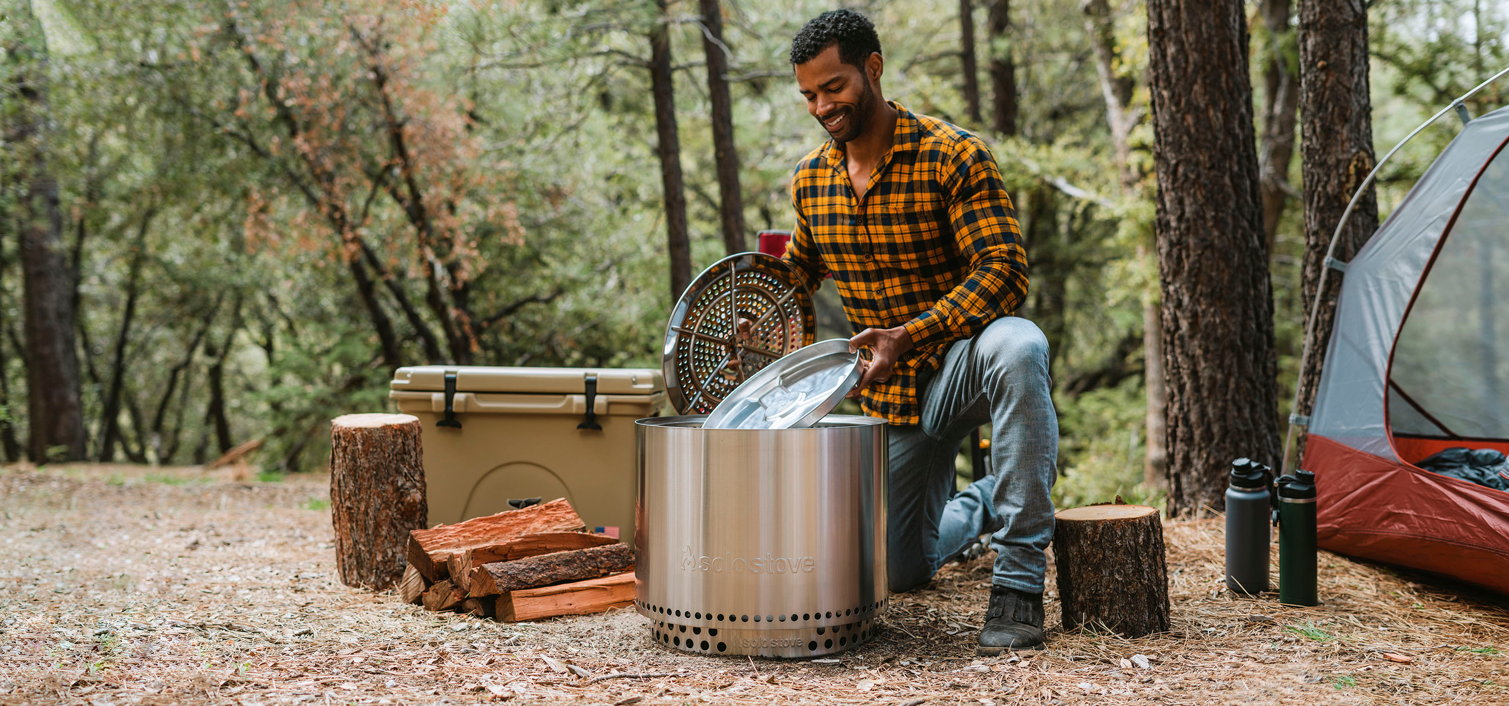 Solo Stove - Ranger Wood Burning Fire Pit - Silver