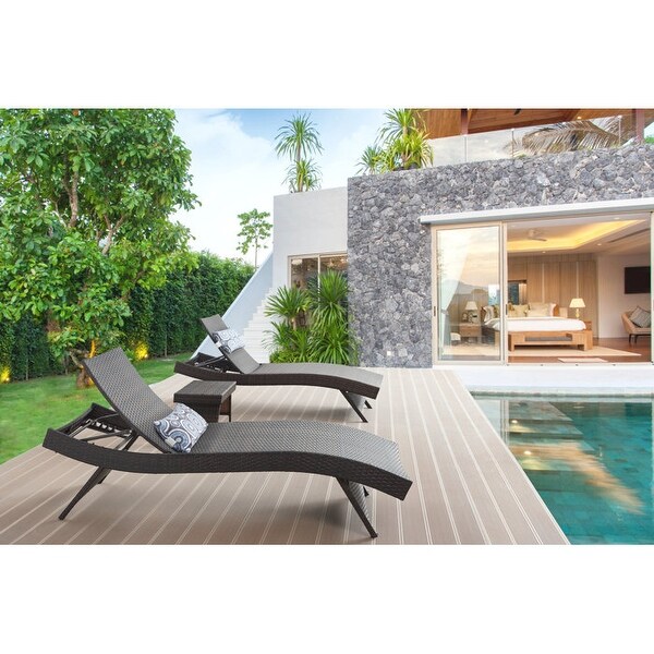 All Weather Wicker Chaise Lounge