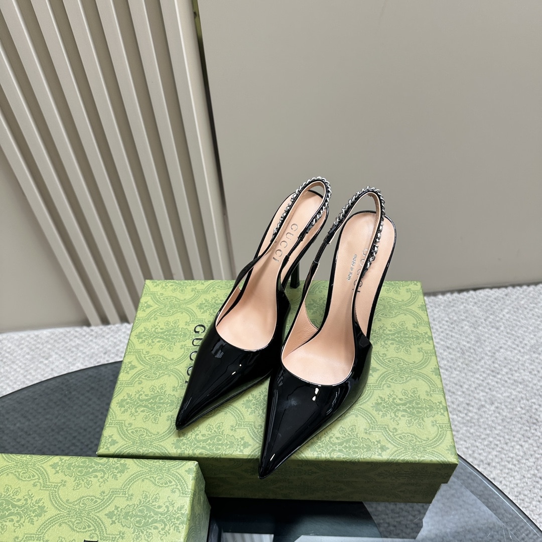 Gucci Signoria Slingback Pump Black
