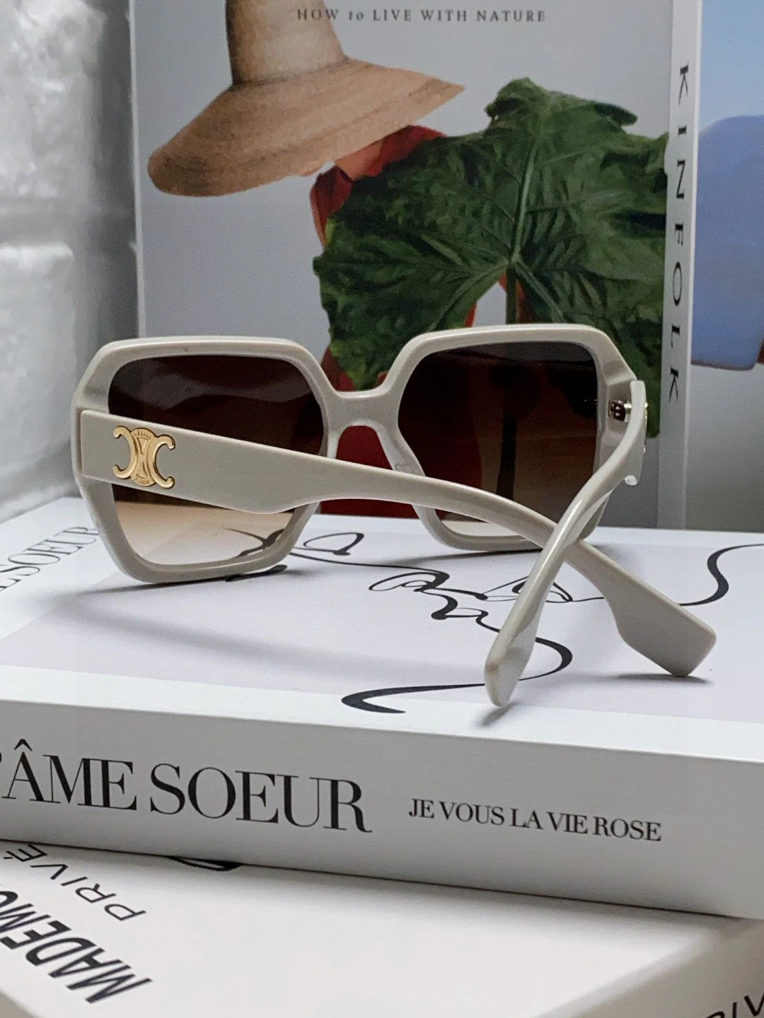 Celine Square Large Frame Arc de Triomphe Sunglasses - cnluxepick