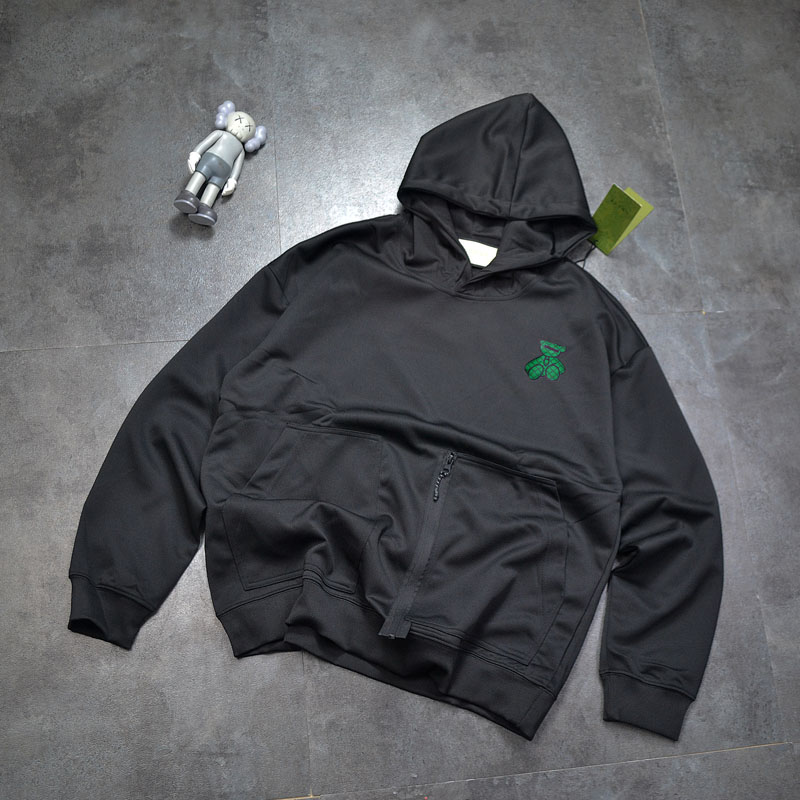 GUCC Bear logo hoodie - cnluxepick