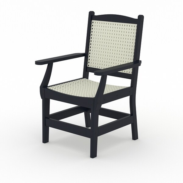 LuXeo Tuscany Woven Rattan Dining 6Piece Set