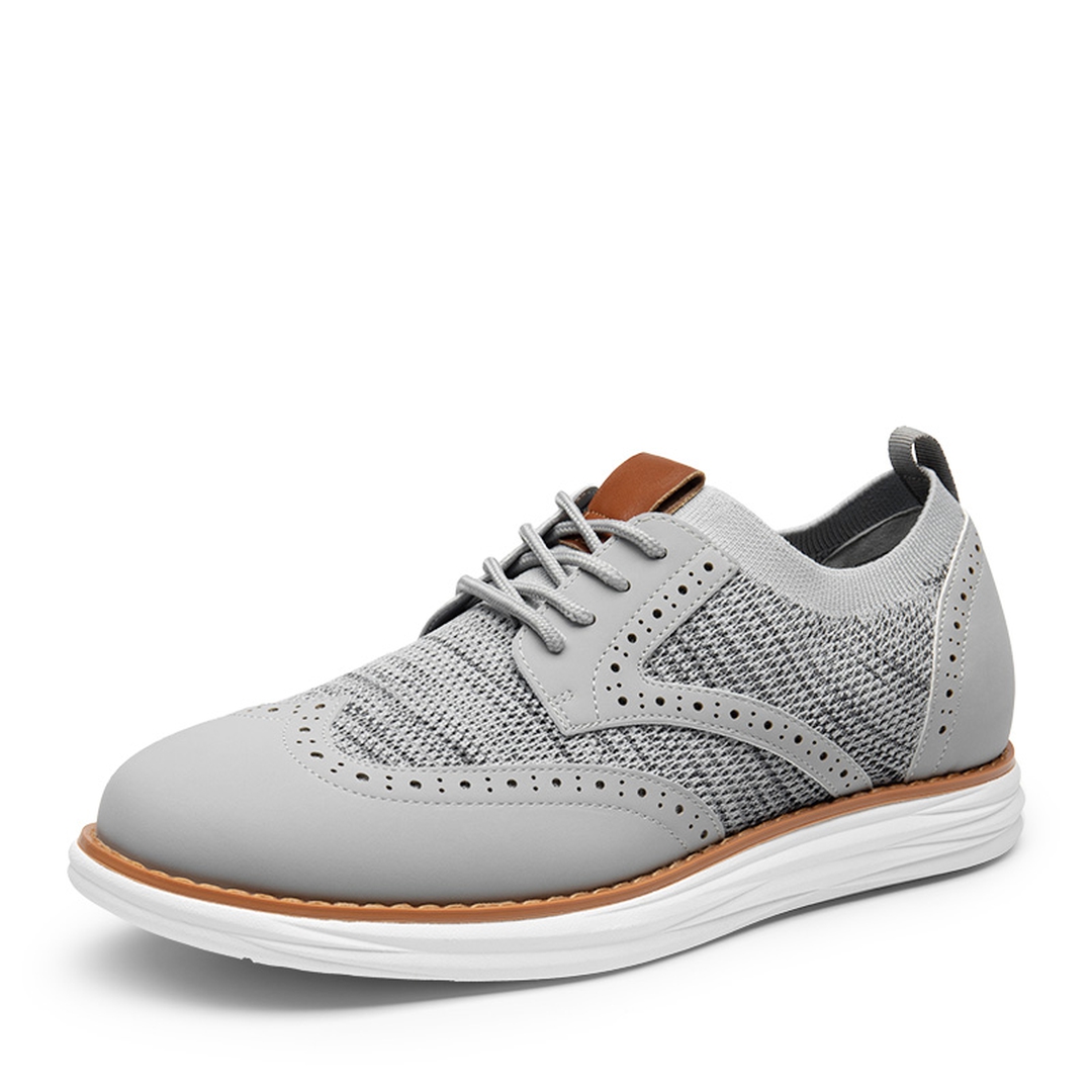 [KnitFlex SmartCraft+] Men's Wingtip Mesh Oxford Sneakers