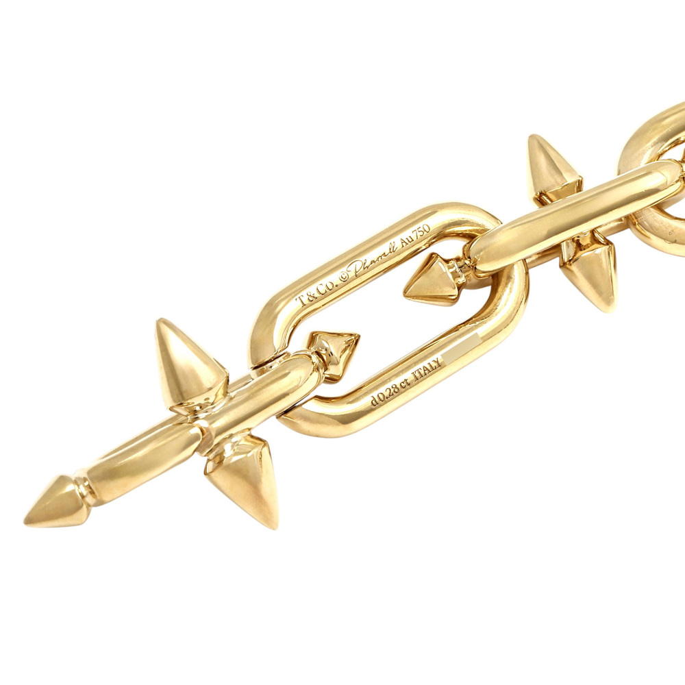 Tiffany & Co. Titan Bracelet 18K Yellow Gold Diamond 73470110