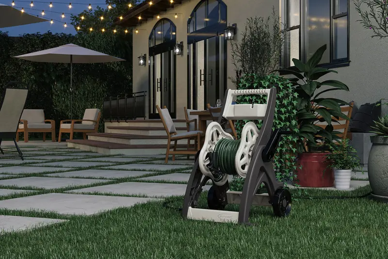 Suncast 175 ft. Hosemobile Hose Reel Cart, Gray