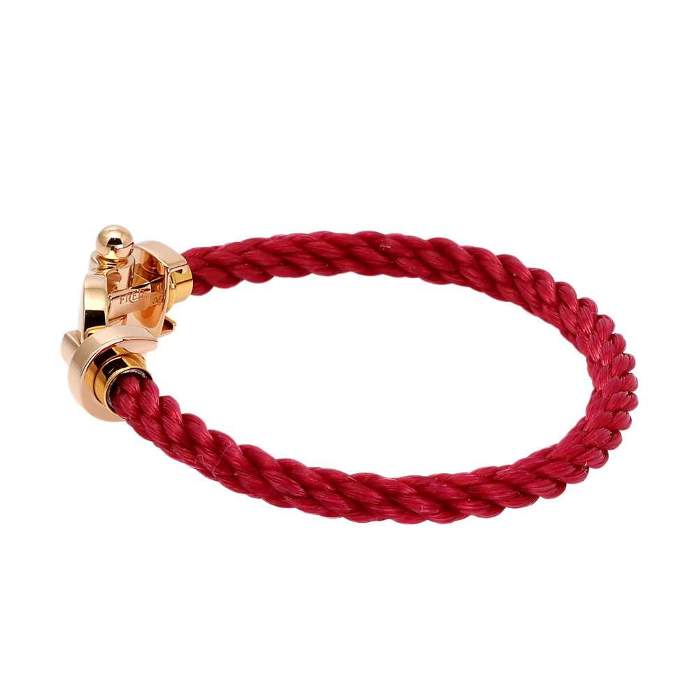FRED Force 10 Lm Bracelet 18K Rose Gold & Stainless Steel 0B0007-6B0185