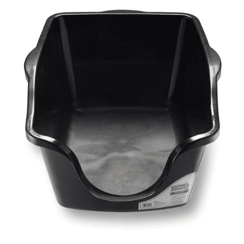 Nature’s Miracle High-Sided Cat Litter Box, Easy-Clean Spout, 18.25 x 23.40