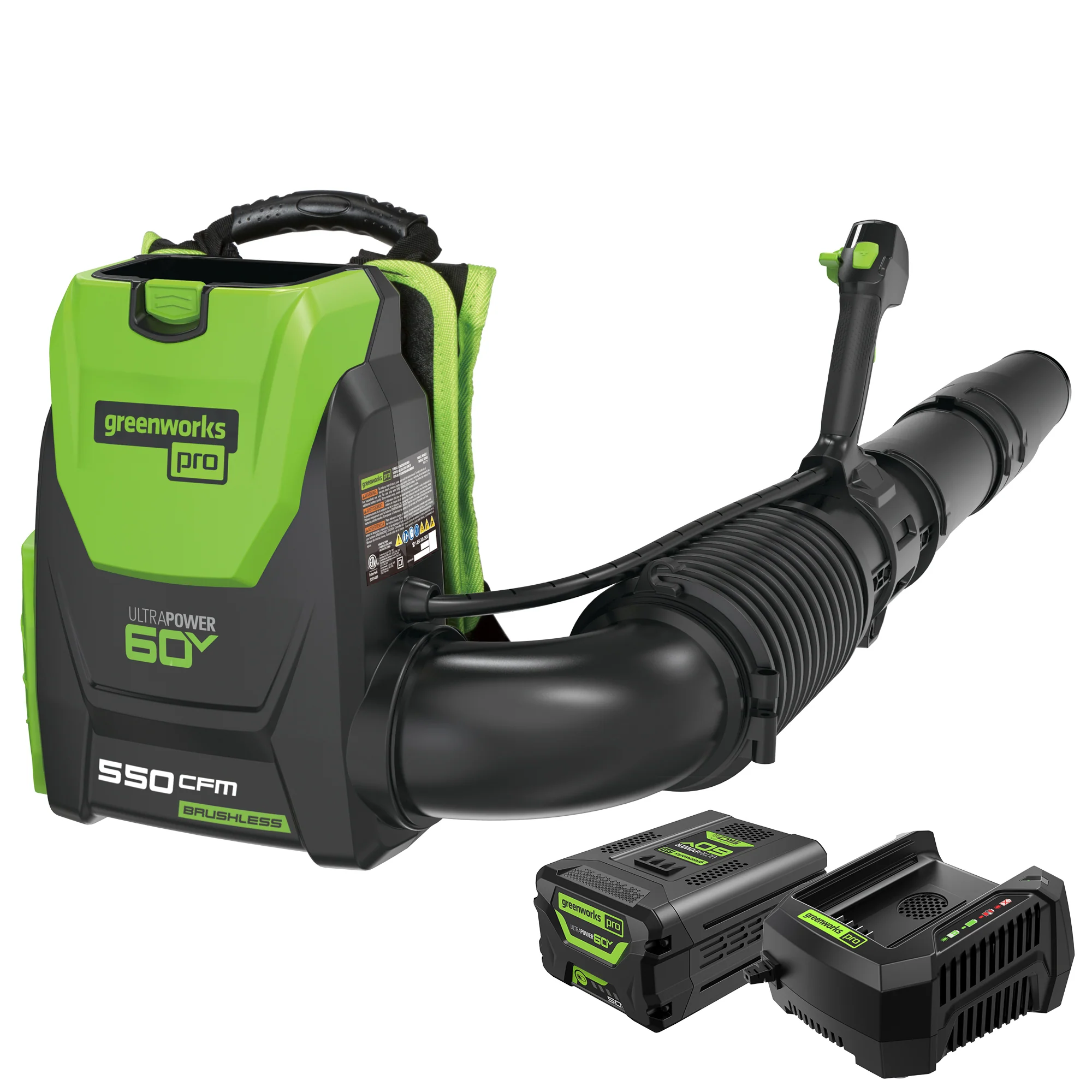 2026 Greenworks 60V Cordless Lawn Tool Kit – Battery & Rapid Charger Included, Powers 75+ Tools