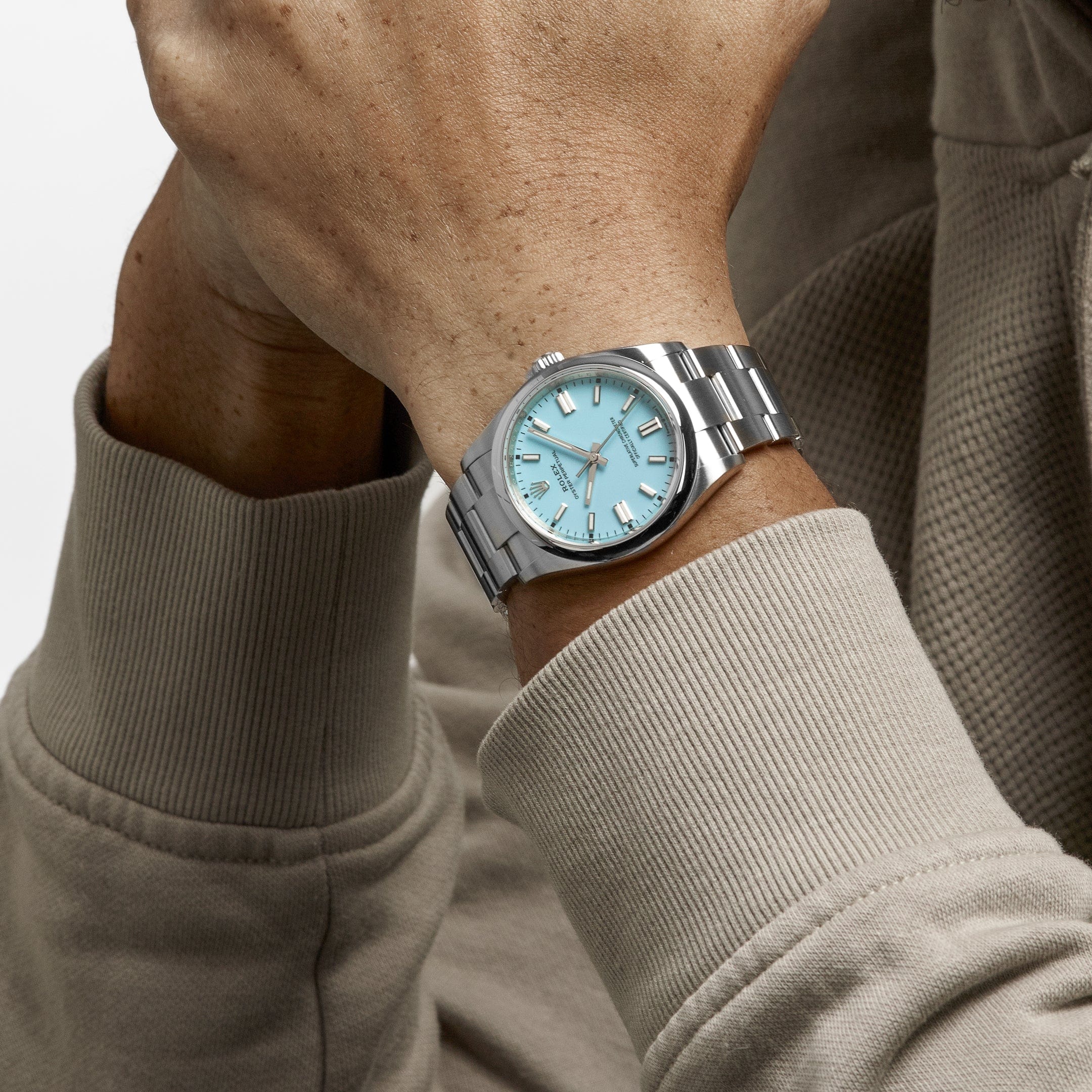 Rolex Oyster Perpetual 36 126000 Stainless Steel Turquoise Dial