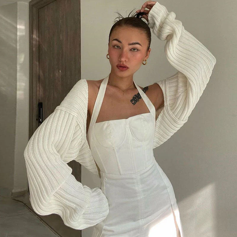 Drop Shoulder Shrug CardiganClistos