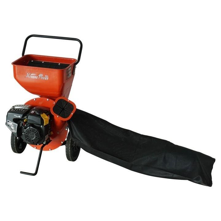196cc Gas Powered Wood Chipper Shredder Shred Branches w/ 6.5hp Kohler Engine