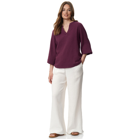 Jonas Nielsen Damen Musselin-Bluse aus Bio-Baumwolle