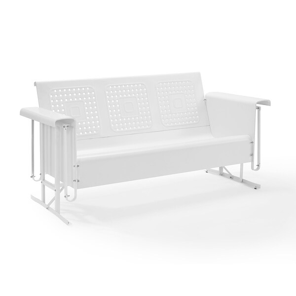 Crosley Bates Sofa Glider In White