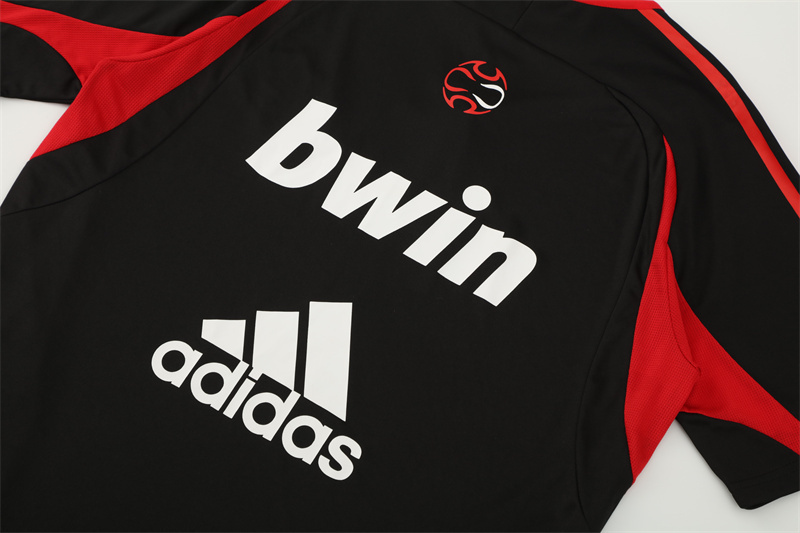 2006/07 AC Milan Retro Short Sleeves Training Jersey - Black 4