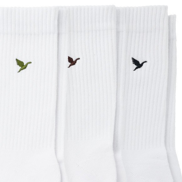 Jonas Nielsen 3 Paar Herren Tennissocken mit Stickerei