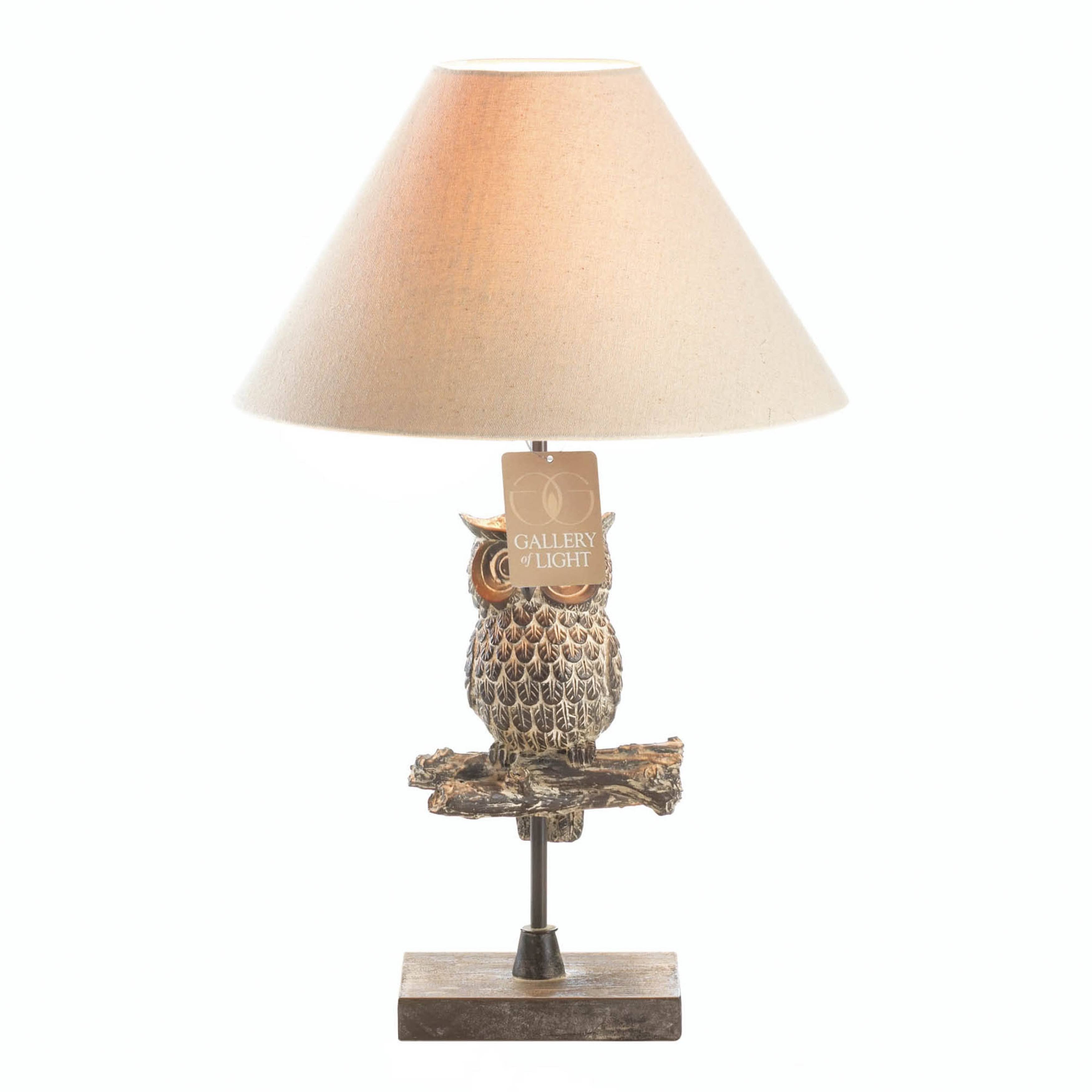 Zingz u0026 Thingz Metal Curious Cat Lamp in Brown and Cream - 4504978V