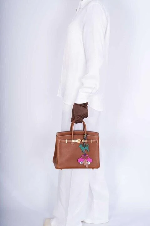 Hermès Birkin 25 Fauve Barenia Faubourg Gold Hardware