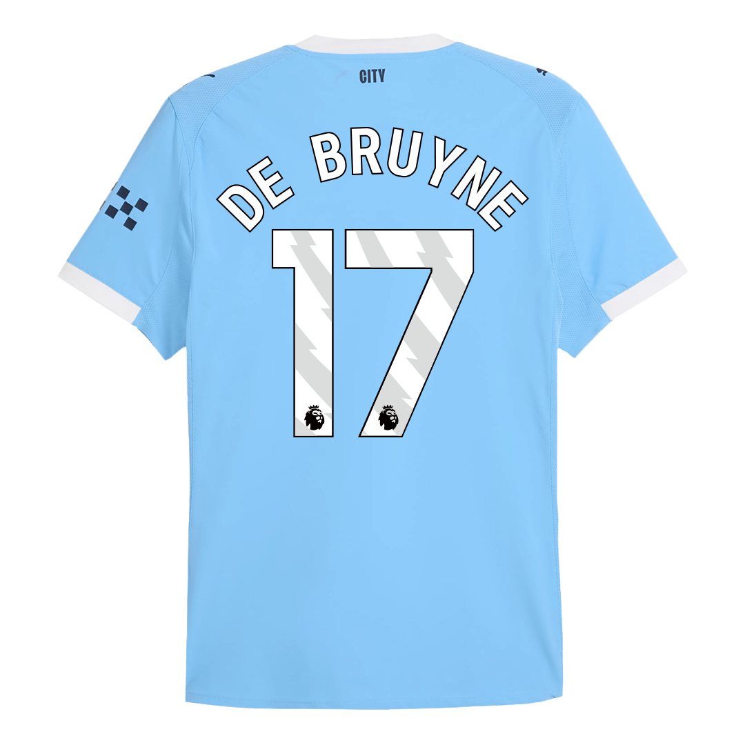 DE BRUYNE #17 Manchester City Home Player Version Jersey 2025/26